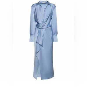 Jonathan Simkhai Light Blue Long Sleeve Dress